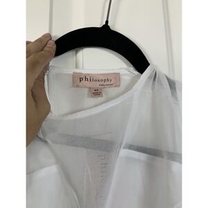 Philosophy's Women's Summer White Blouse, Size X-Small
